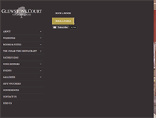 Tablet Screenshot of glewstonecourt.com
